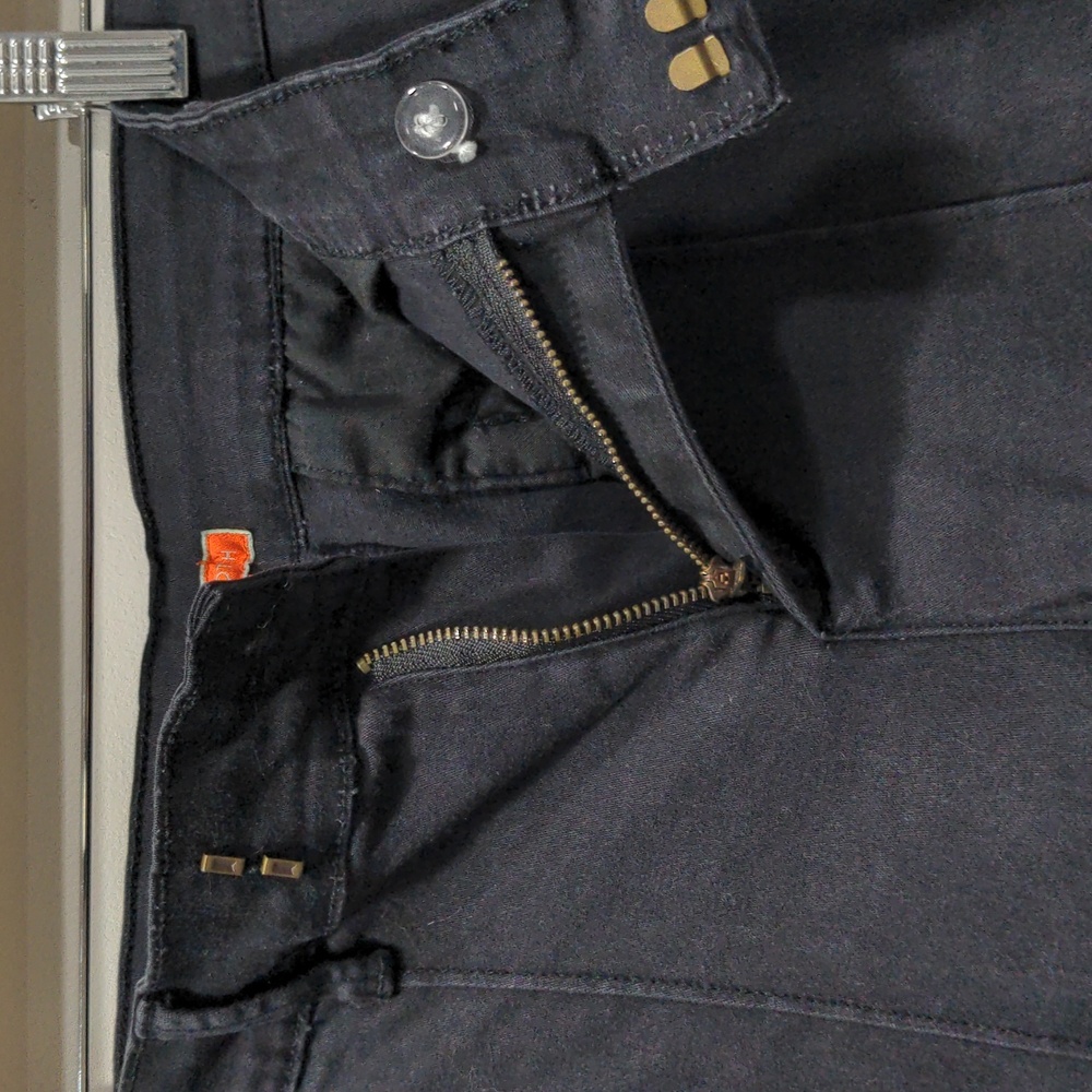 Modcloth Women's Pants Size Medium Black Front Seam Detail Skinny - Picture 5 of 9
